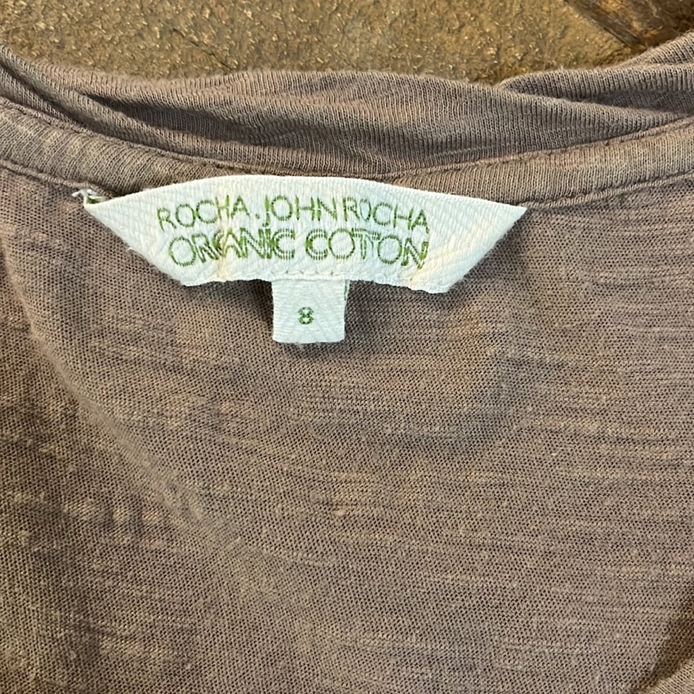 Rocha.John Rocha Organic Cotton Ruffled Blouse - Picture 5 of 10